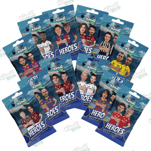 بسته کیمدی فوتبال 2026 Heroes- پک 12 تایی ویژه کلکسیونر های طلایی