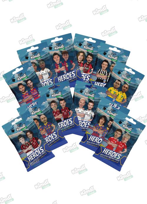 بسته کیمدی فوتبال 2026 Heroes- پک 12 تایی ویژه کلکسیونر های طلایی