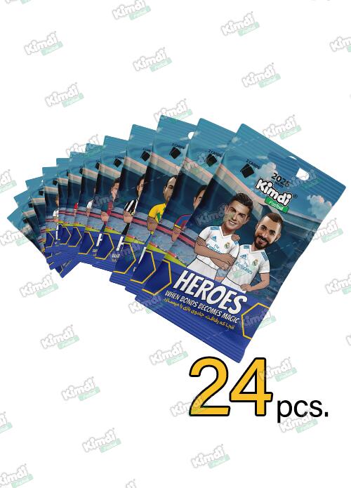 بسته کیمدی فوتبال 2026 Heroes- پک 24 تایی ویژه کلکسیونر های الماس