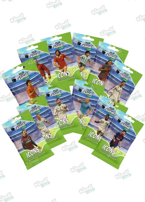 بسته کیمدی فوتبال 2026 Icons- پک 12 تایی ویژه کلکسیونر های طلایی
