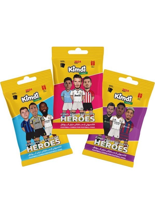 بسته کیمدی فوتبال 2024 Heroes - پک 3 تایی ویژه کلکسیونر های برنزی