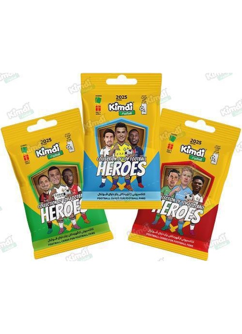 بسته کیمدی فوتبال 2025 Heroes- پک 3 تایی ویژه کلکسیونر های برنزی